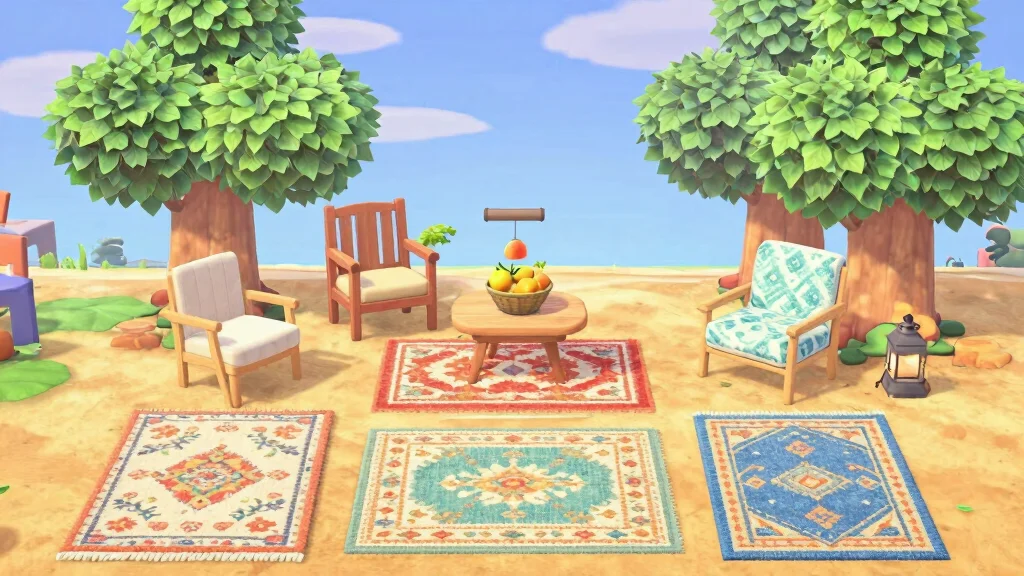 14 ACNH Rug Code Ideas to Level Up Your Island