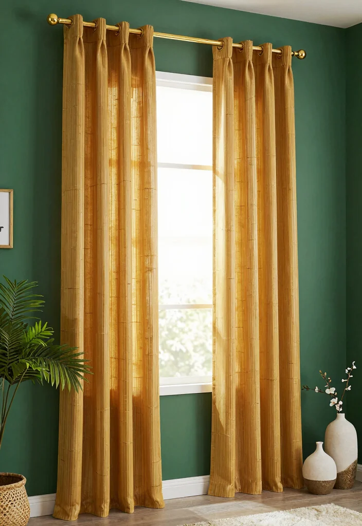 14 Bamboo Shades With Curtains Ideas That Blend Texture 12 14 Bamboo Shades With Curtains Ideas That Blend Texture - 2. Textured Paneling 1