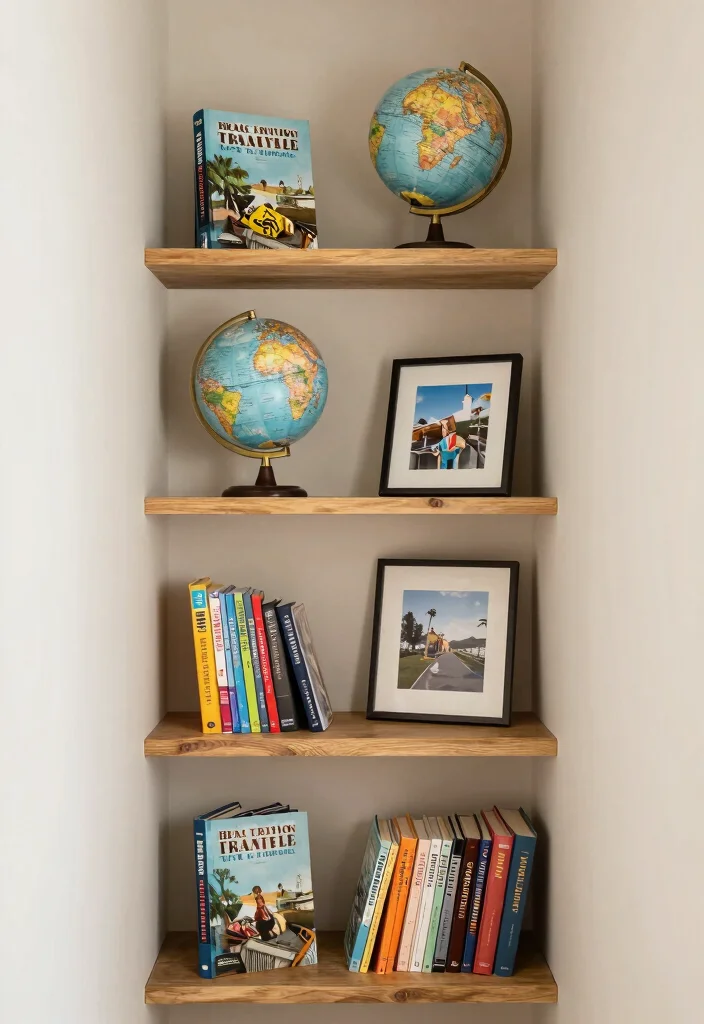 14 Entryway Bookshelf Ideas That Make a Great First Impression - 7. Themed Collections for Unique Flair 1