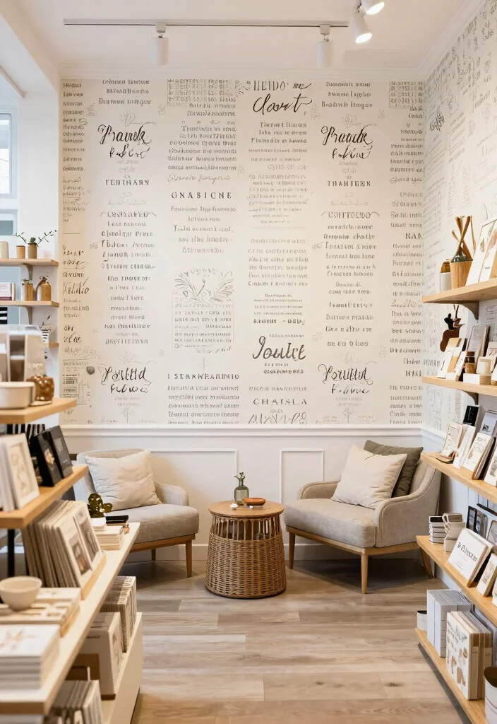 14 Wallpaper for Shop Wall Ideas That Attract Customers 39 14 Wallpaper for Shop Wall Ideas That Attract Customers - 9. Inspirational Quotes 1