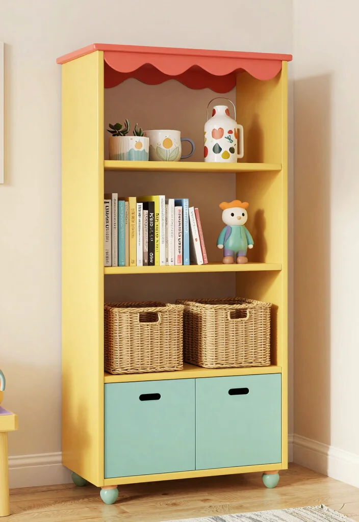15 ACNH Bookshelf Design Ideas for a Cozy Island - 15. Fun and Functional 1