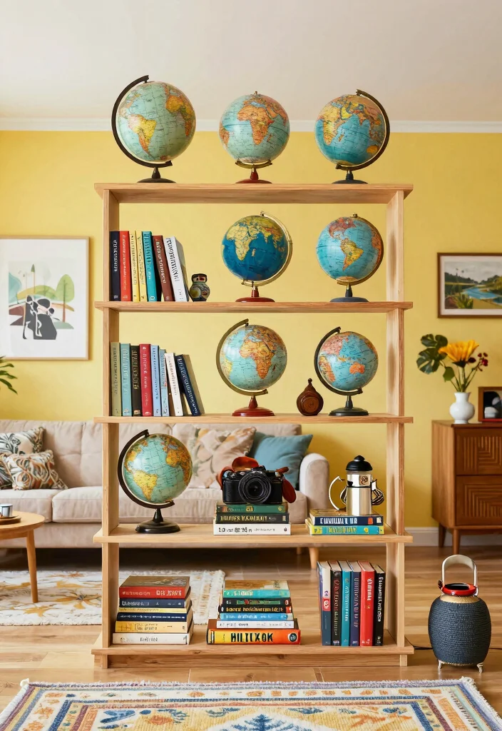 15 Bookshelf Room Divider Ideas That Define Your Space - 15. Themed Bookshelf Divider 1
