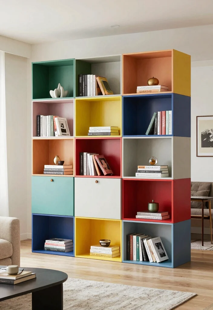 15 Bookshelf Room Divider Ideas That Define Your Space - 5. Modular Bookshelf Units 1