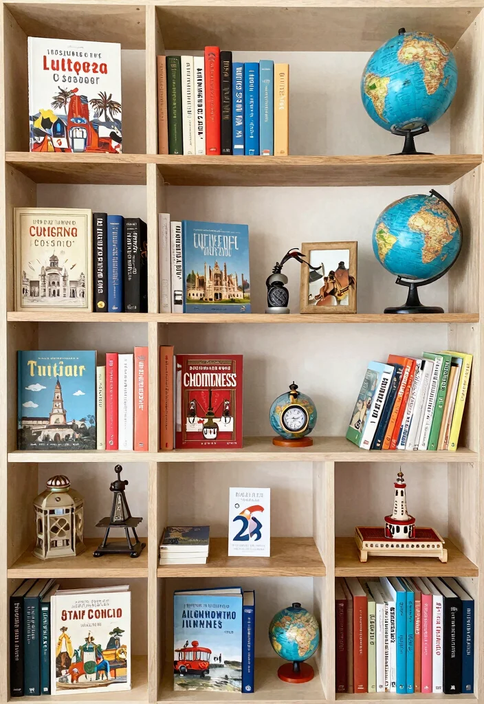 15 Bookshelf With Books Ideas That Look Effortlessly Styled - 5. Themed Collections 1