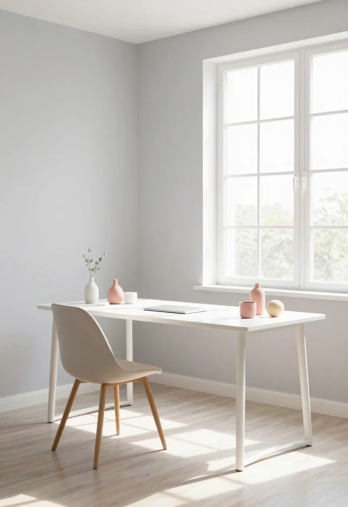 15 Desk Setup Window Ideas With Natural Light Vibes 13 15 Desk Setup Window Ideas With Natural Light Vibes - 3. Choose A Light Color Palette 1