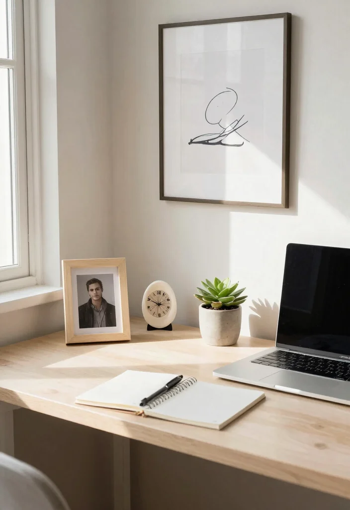 15 Desk Setup Window Ideas With Natural Light Vibes 26 15 Desk Setup Window Ideas With Natural Light Vibes - 6. Create A Personal Touch 1