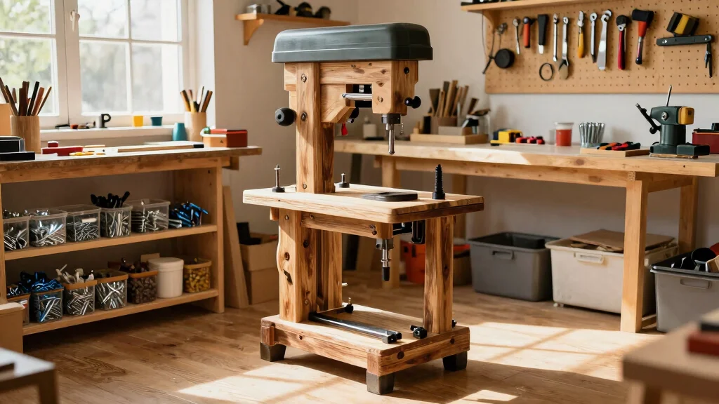15 Drill Press Stand Ideas That Organize Your Workshop
