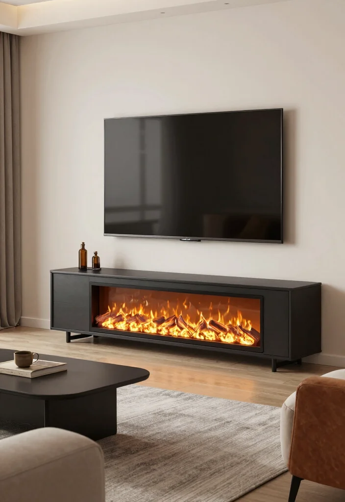 15 Fireplace TV Stand 2026 Trending Ideas That Look Cozy & Chic - 10. Adjustable Features 1