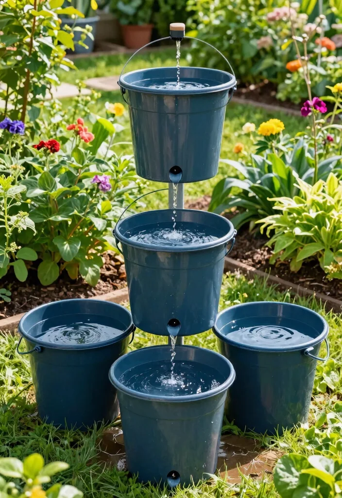 15 Five Gallon Bucket Garden Stand Ideas That Are Genius 52 15 Five Gallon Bucket Garden Stand Ideas That Are Genius - 12. Easy Watering System 1