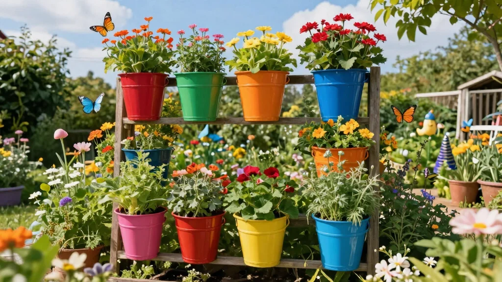 15 Five Gallon Bucket Garden Stand Ideas That Are Genius