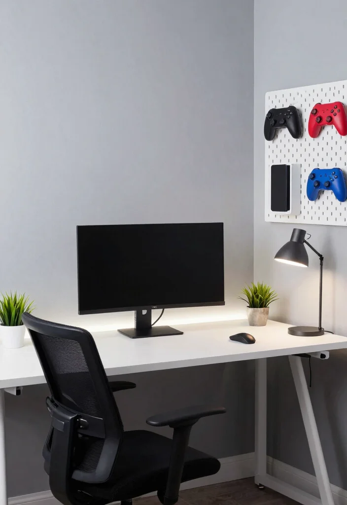 15 Gamer Desk Setup Ideas That Look Epic 1 15 Gamer Desk Setup Ideas That Look Epic - 1. Minimalist Chic Setup 1