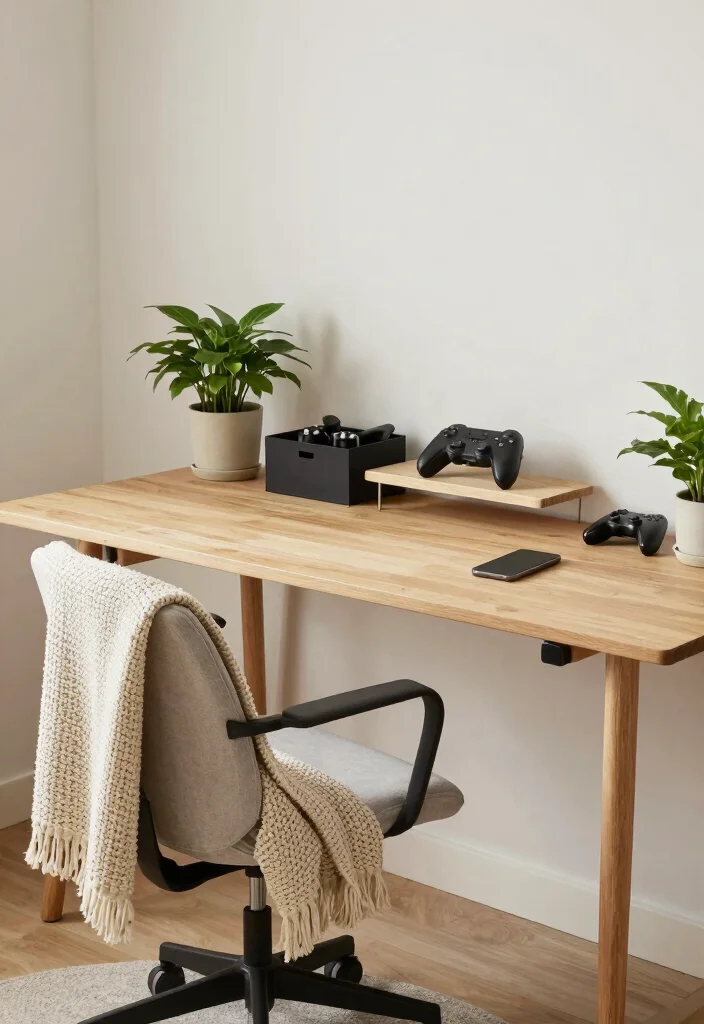 15 Gamer Desk Setup Ideas That Look Epic 41 15 Gamer Desk Setup Ideas That Look Epic - 11. Scandinavian Gaming Aesthetic 1