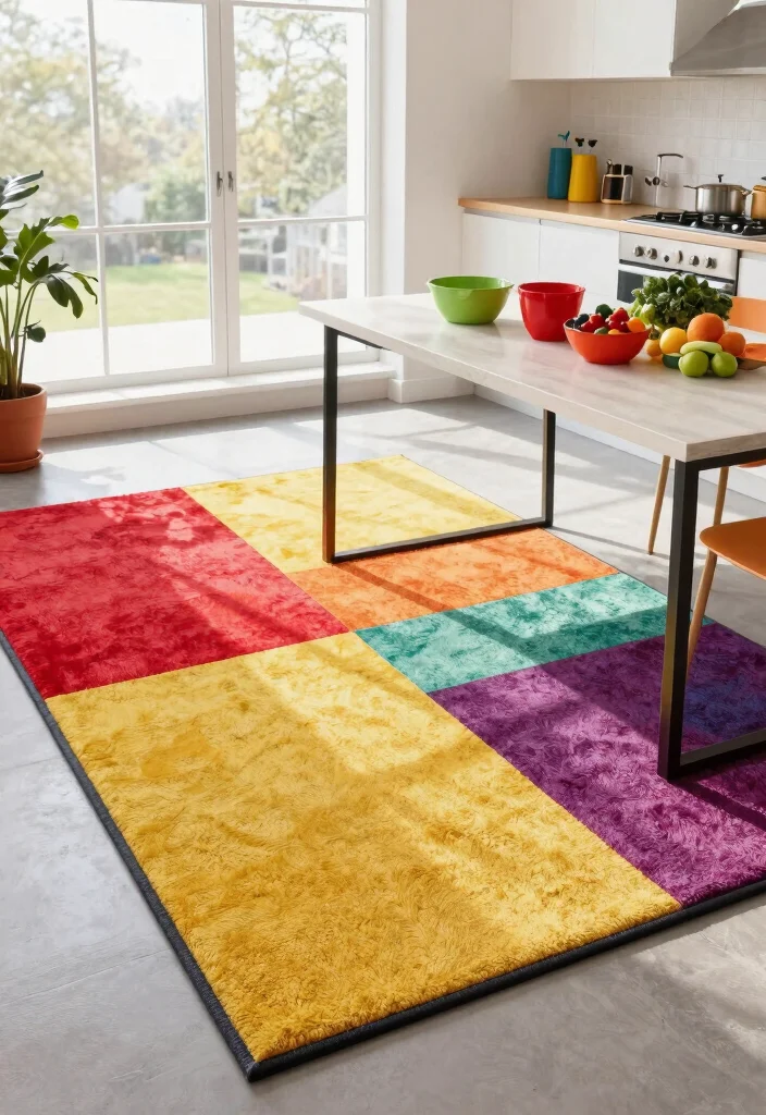 15 Kitchen Rug 2026 Trending Ideas That Add Style & Comfort 56 15 Kitchen Rug 2026 Trending Ideas That Add Style & Comfort - 12. Color-Blocked Rugs 1