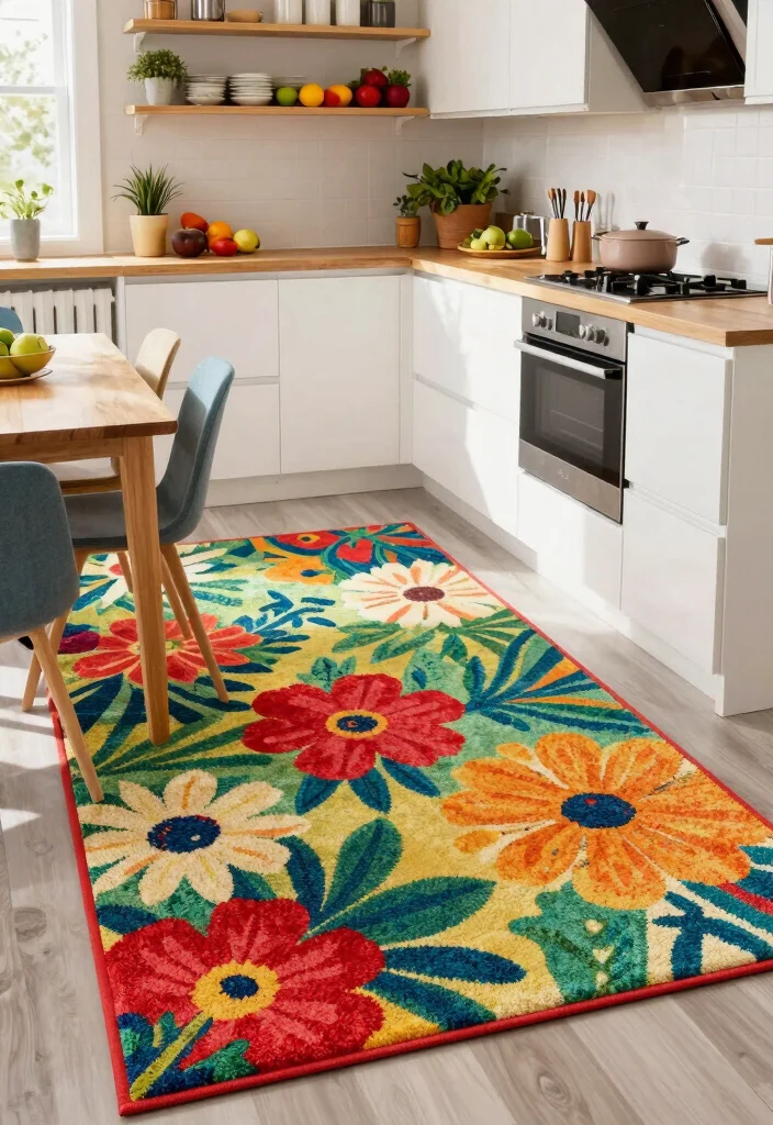 15 Kitchen Rug 2026 Trending Ideas That Add Style & Comfort 31 15 Kitchen Rug 2026 Trending Ideas That Add Style & Comfort - 7. Colorful Printed Rugs 1