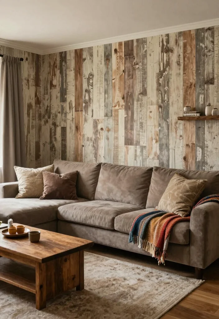 15 TV Wall Wallpaper Ideas That Elevate Instantly 3 15 TV Wall Wallpaper Ideas That Elevate Instantly - 3. Textured Wallpaper 1