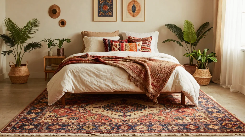 16 Area Rug Under Bed Ideas That Anchor Your Bedroom