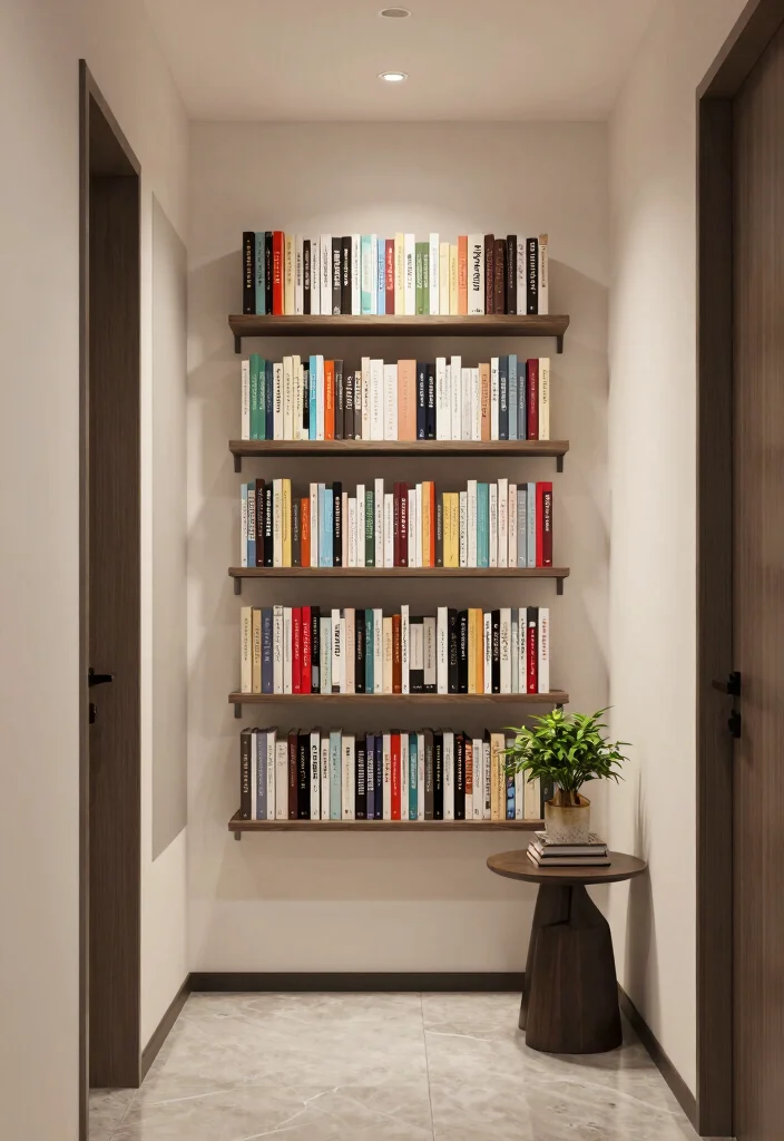 16 Bookshelf Storage Ideas That Maximize Every Inch 53 16 Bookshelf Storage Ideas That Maximize Every Inch - 13. Wall-mounted Book Racks for Space Efficiency 1