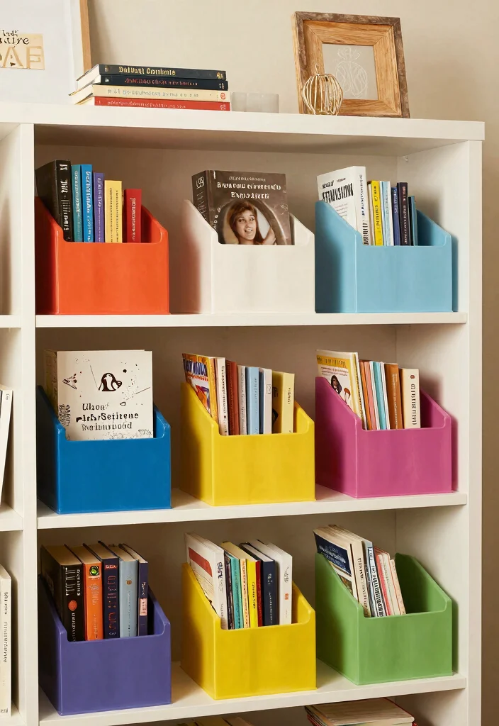 16 Bookshelf Storage Ideas That Maximize Every Inch 39 16 Bookshelf Storage Ideas That Maximize Every Inch - 9. Magazine Holders for Organized Clutter 1