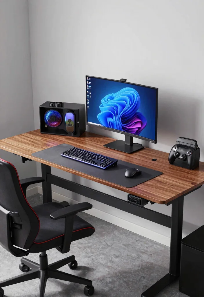 16 Gaming PC Desk Setup Ideas That Feel Powerful - 15. Multi-Functional Space 1