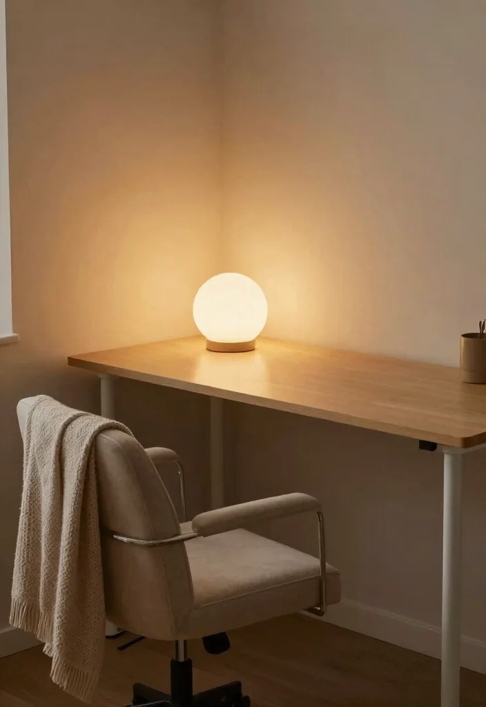 16 Gaming PC Desk Setup Ideas That Feel Powerful - 16. Cozy Minimalism 1