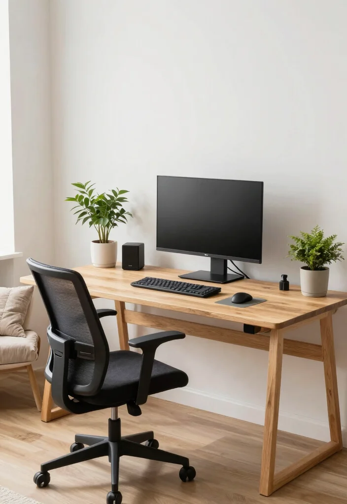 16 Gaming PC Desk Setup Ideas That Feel Powerful - 5. Scandinavian Gaming Retreat 1