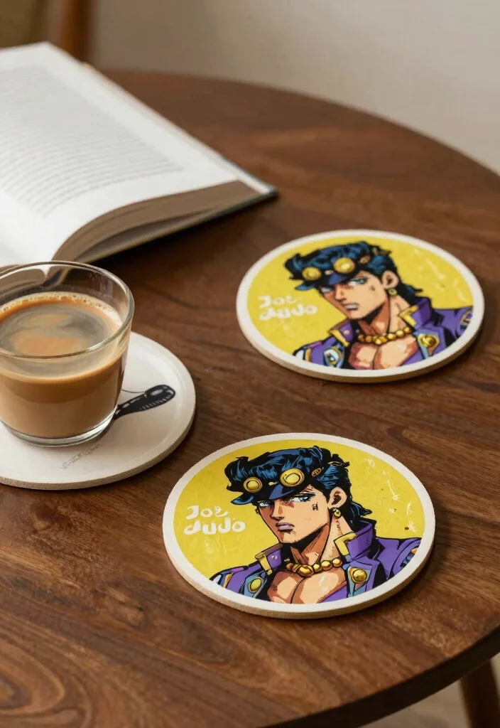 16 JoJo Stand Pose Ideas Fans Will Love 43 16 JoJo Stand Pose Ideas Fans Will Love - 11. Stand Pose Coasters 1