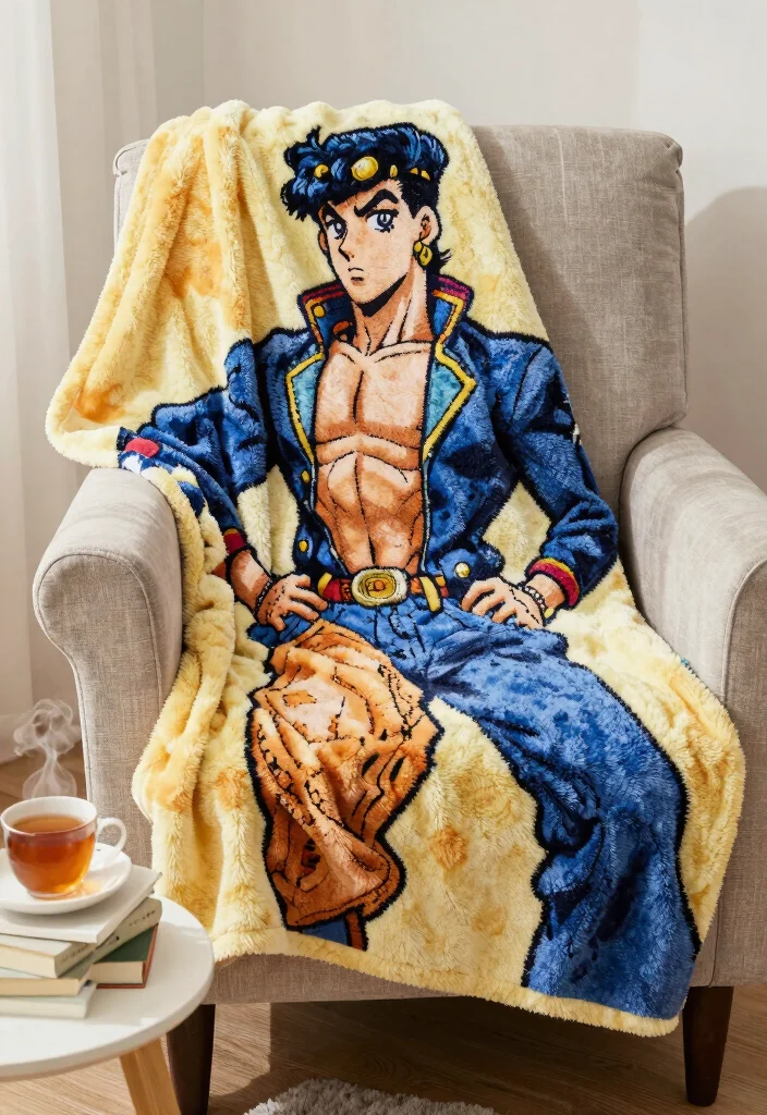 16 JoJo Stand Pose Ideas Fans Will Love 29 16 JoJo Stand Pose Ideas Fans Will Love - 7. Stand Pose Throw Blankets 1