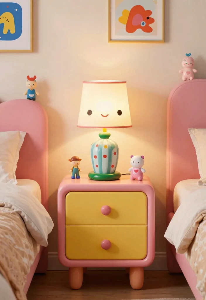 16 Nightstand Decor With Lamp Ideas That Glow Beautifully 55 16 Nightstand Decor With Lamp Ideas That Glow Beautifully - 15. Whimsical Touches 1