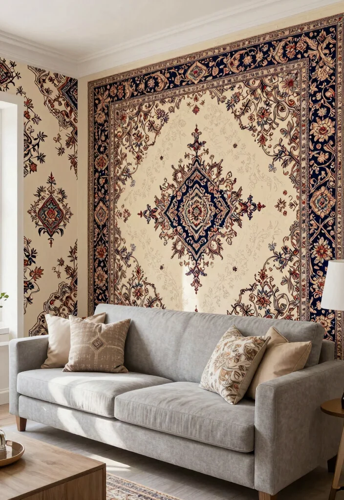 16 Persian Rug Wallpaper 2026 Trending Ideas With Luxe Vintage Vibes 65 16 Persian Rug Wallpaper 2026 Trending Ideas With Luxe Vintage Vibes - 15. Harmonious Color Palettes: Coordinating with Wall Colors 1