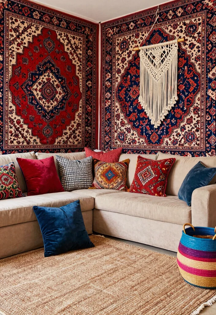 16 Persian Rug Wallpaper 2026 Trending Ideas With Luxe Vintage Vibes 4 16 Persian Rug Wallpaper 2026 Trending Ideas With Luxe Vintage Vibes - 4. Eclectic Mix: Layering Textures 1