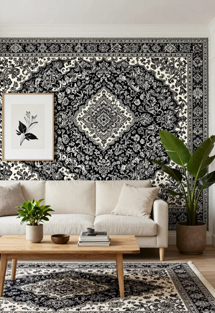 16 Persian Rug Wallpaper 2026 Trending Ideas With Luxe Vintage Vibes 37 16 Persian Rug Wallpaper 2026 Trending Ideas With Luxe Vintage Vibes - 7. The Power of Contrast: Light and Dark Combinations 1