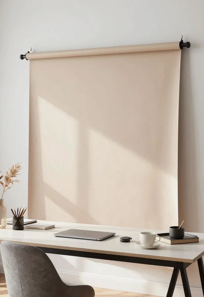 16 Photography Backdrop Stand Ideas for Stunning Shoots - 12. Wall-Mounted Backdrops 1