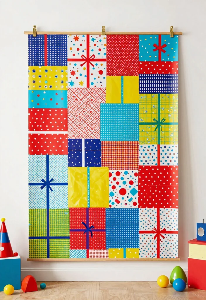 16 Photography Backdrop Stand Ideas for Stunning Shoots - 15. Gift Wrap Backdrops 1