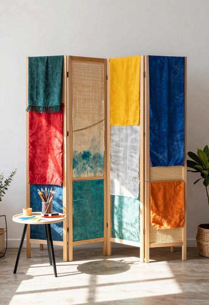 16 Photography Backdrop Stand Ideas for Stunning Shoots - 4. Folding Screen Flair 1