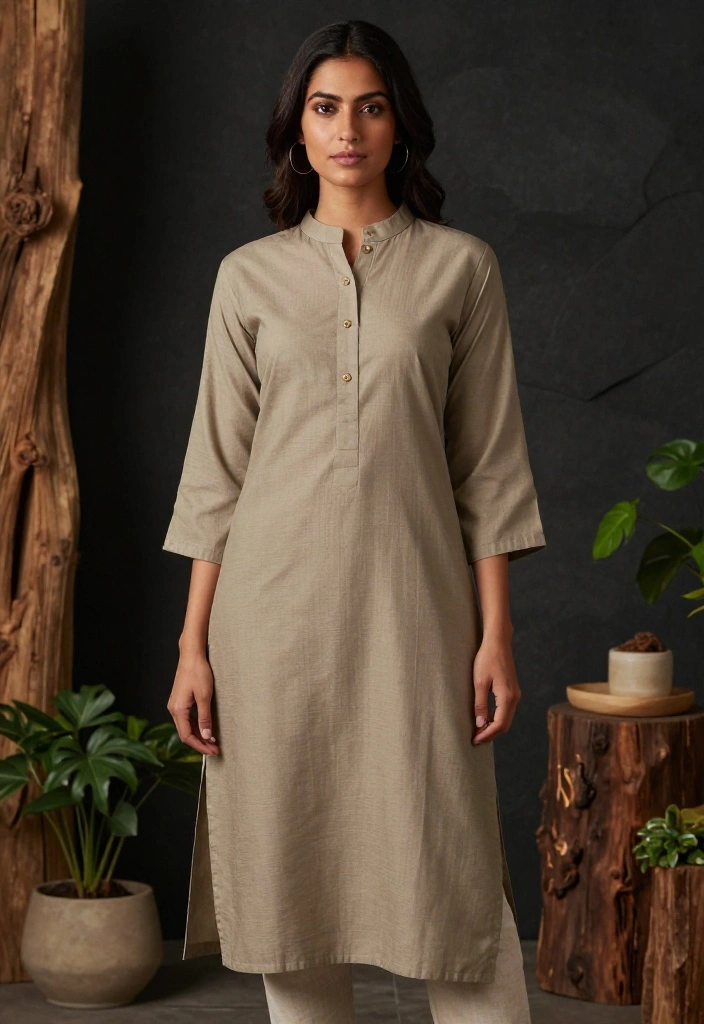 16 Stand Collar Kurti Pattern 2026 Trending Ideas With Elegant Detail 42 16 Stand Collar Kurti Pattern 2026 Trending Ideas With Elegant Detail - 12. Eco-Friendly Fabrics 1