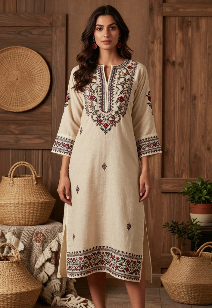 16 Stand Collar Kurti Pattern 2026 Trending Ideas With Elegant Detail 13 16 Stand Collar Kurti Pattern 2026 Trending Ideas With Elegant Detail - 3. Boho Chic 1