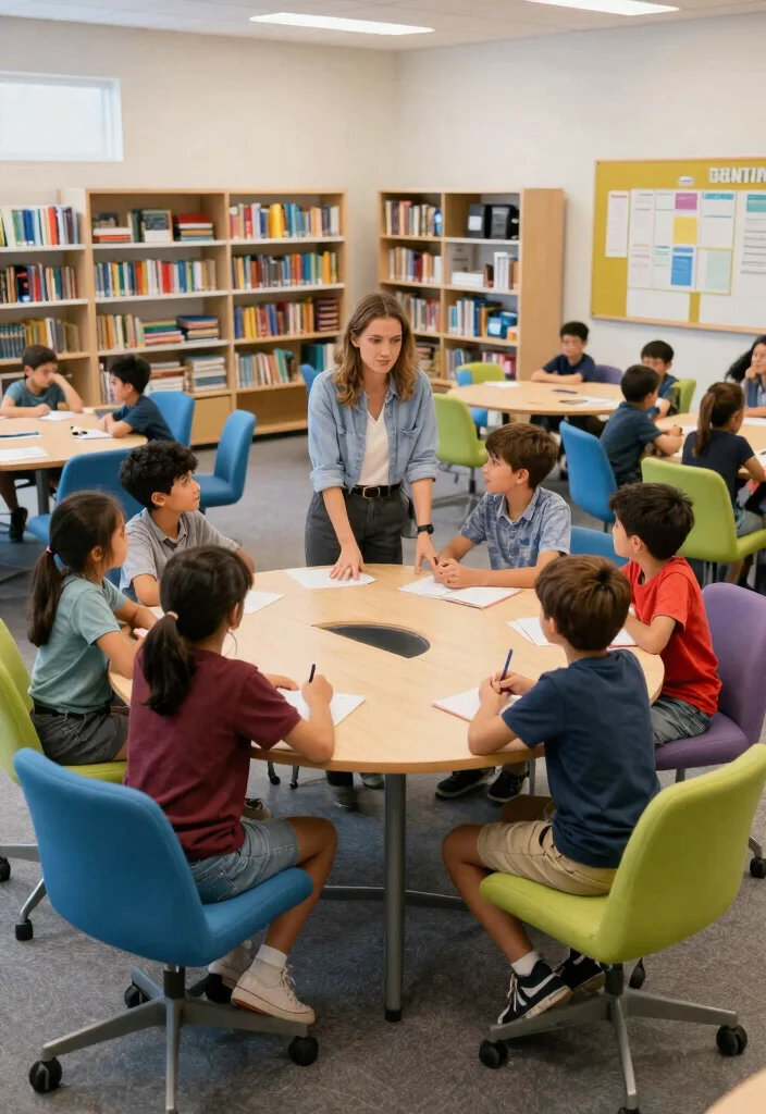 16 Teacher Desk Area Classroom Setup Ideas That Inspire - 16. Collaborative Space 1