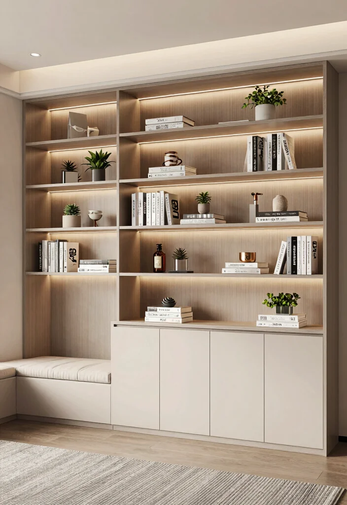 17 Corner Bookshelf Ideas Living Room Spaces Will Love 18 17 Corner Bookshelf Ideas Living Room Spaces Will Love - 8. Built-In Bookshelf for Seamless Design 1