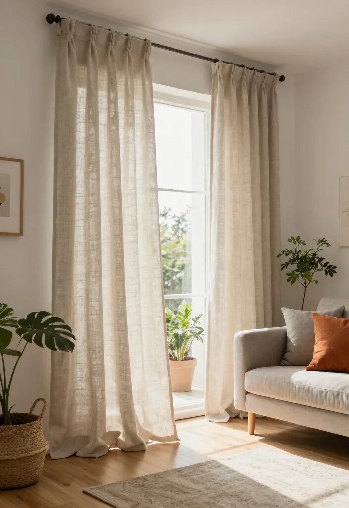 17 Living Room Curtains 2026 Trending Ideas That Transform Your Space 1 17 Living Room Curtains 2026 Trending Ideas That Transform Your Space - 1. Organic Cotton Elegance 1