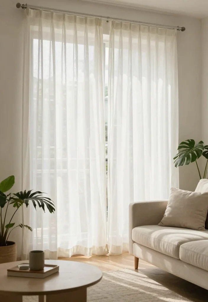 17 Lounge Curtains Ideas That Feel Soft & Stylish 1 17 Lounge Curtains Ideas That Feel Soft & Stylish - 1. Light and Airy Sheers 1