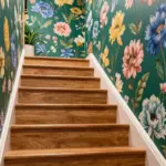 17 Wallpaper on Stairs Wall Ideas With Bold Impact