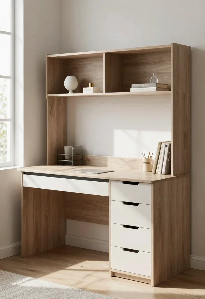 17 Work Office Desk Setup Aesthetic Ideas That Boost Focus 41 17 Work Office Desk Setup Aesthetic Ideas That Boost Focus - 11. Dual-Purpose Furniture 1