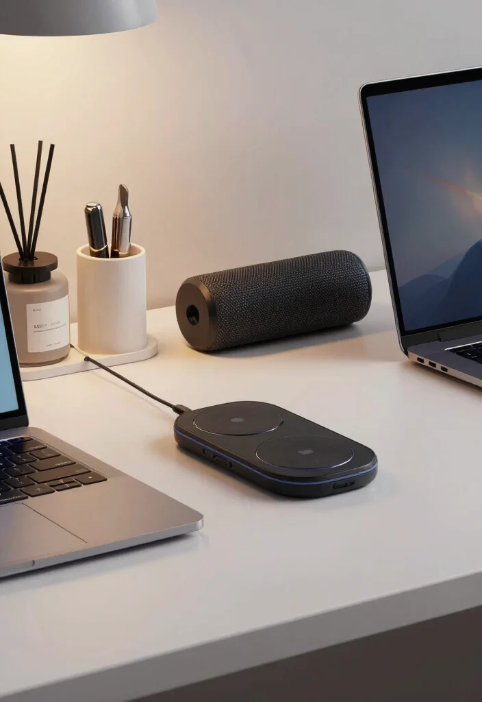 17 Work Office Desk Setup Aesthetic Ideas That Boost Focus 38 17 Work Office Desk Setup Aesthetic Ideas That Boost Focus - 8. Smart Technology Integration 1