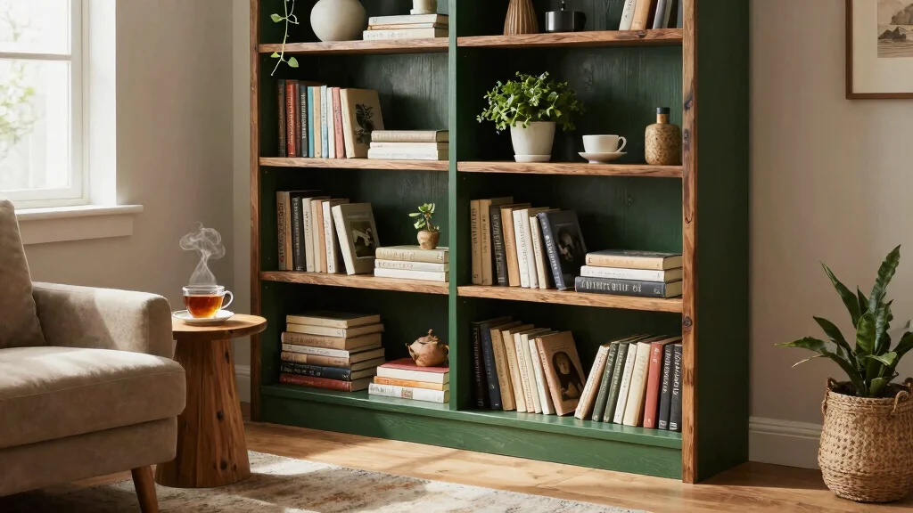 18 Dark Green Bookshelf Ideas With Bold Character