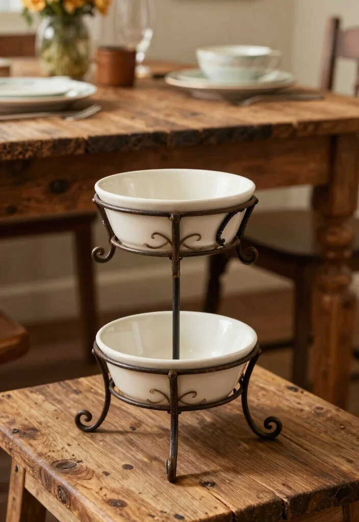 18 Dog Bowl Stand Ideas That Feel Stylish & Practical - 11. Vintage Style Stands 1