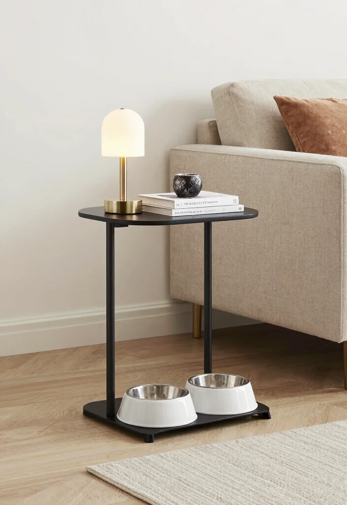 18 Dog Bowl Stand Ideas That Feel Stylish & Practical - 15. Multi-Purpose Dining Solutions 1