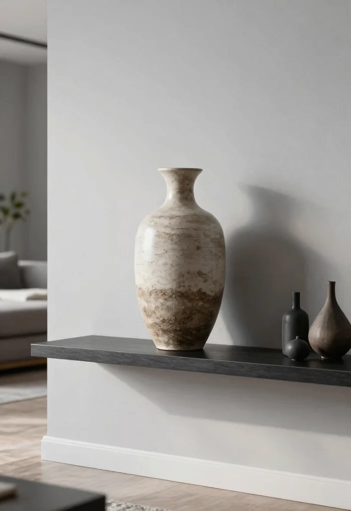 18 Floating Shelf Bookshelf Ideas That Feel Light & Modern - 16. Statement Pieces 1