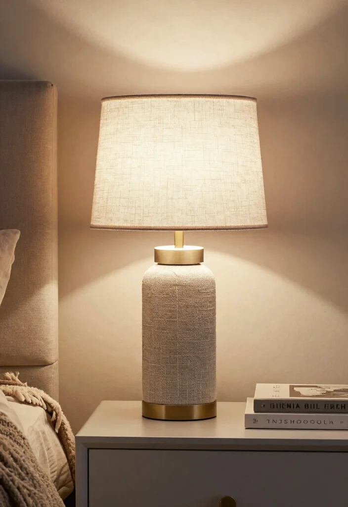 18 Nightstand Lamps Bedroom Modern Ideas That Shine 46 18 Nightstand Lamps Bedroom Modern Ideas That Shine - 16. Fabric Shade Table Lamp 1