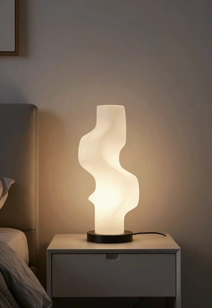 18 Nightstand Lamps Bedroom Modern Ideas That Shine 58 18 Nightstand Lamps Bedroom Modern Ideas That Shine - 18. Modern Art Lamp 1