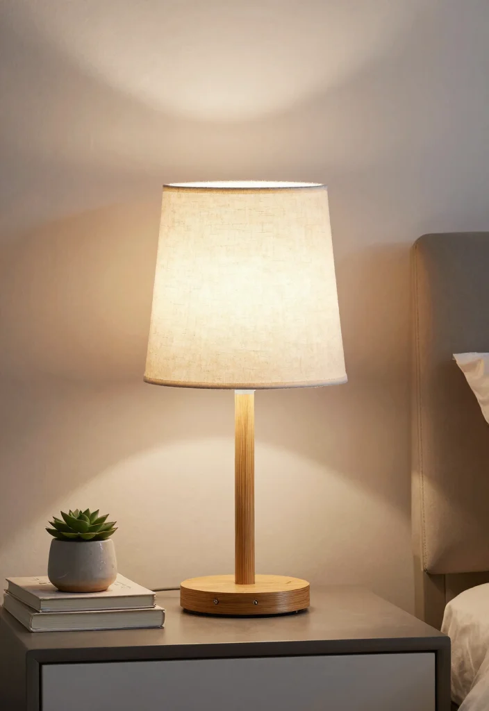 18 Nightstand Lamps Bedroom Modern Ideas That Shine 12 18 Nightstand Lamps Bedroom Modern Ideas That Shine - 2. Bamboo and Fabric Lamp 1